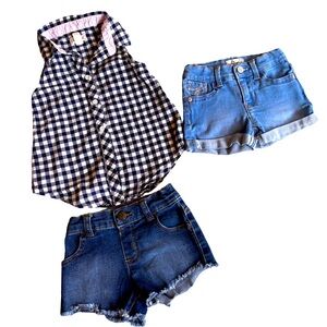 2T Designer Shorts and Top Bundle for Toddlers (3 for $12 item)